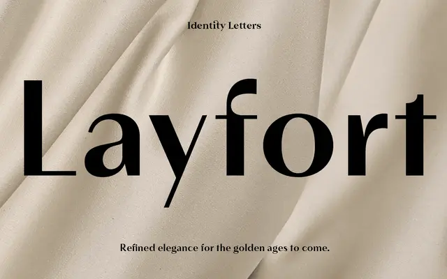 Layfort specimen from Identity Letters