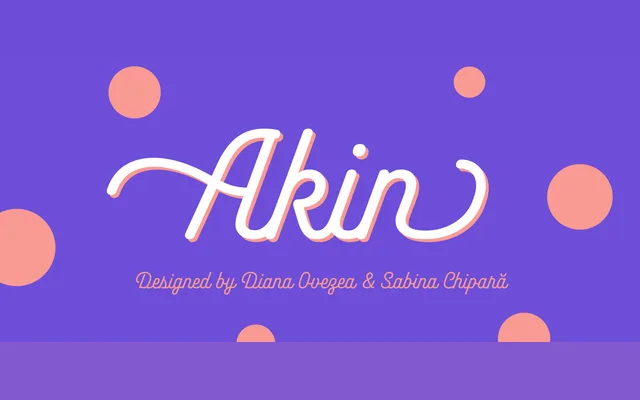 Akin specimen from Indian Type Foundry