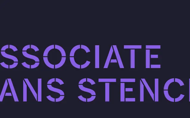 Associate Sans Stencil specimen from Indian Type Foundry