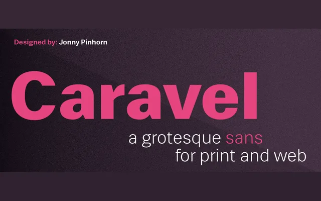 Caravel specimen from Indian Type Foundry