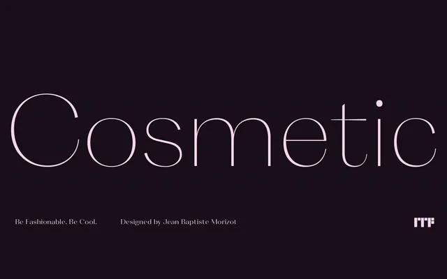 Cosmetic specimen from Indian Type Foundry