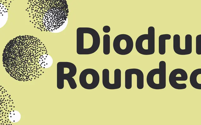 Diodrum Rounded specimen from Indian Type Foundry