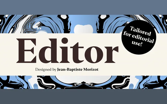 Editor specimen from Indian Type Foundry