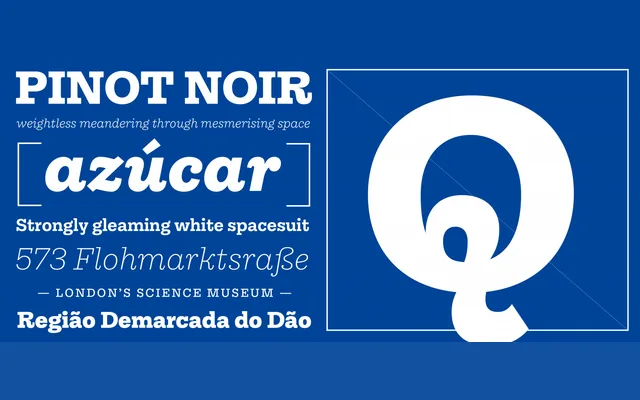 Equitan Slab specimen from Indian Type Foundry