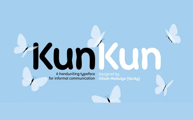 KunKun specimen from Indian Type Foundry
