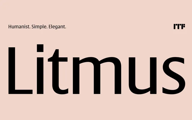 Litmus specimen from Indian Type Foundry