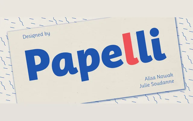 Papelli specimen from Indian Type Foundry