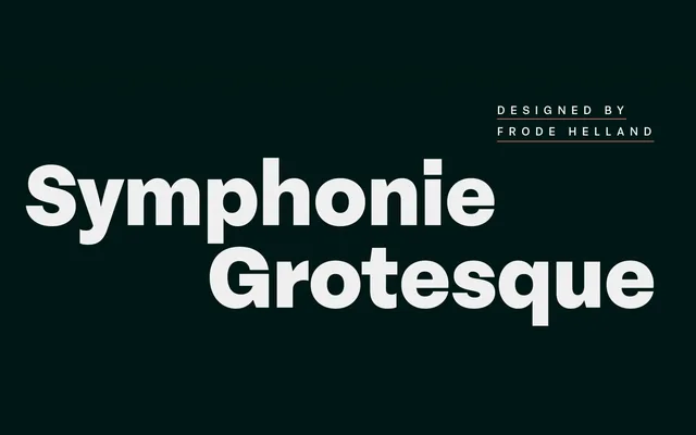 Symphonie Grotesque specimen from Indian Type Foundry