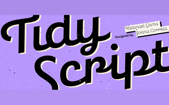 Tidy Script specimen from Indian Type Foundry