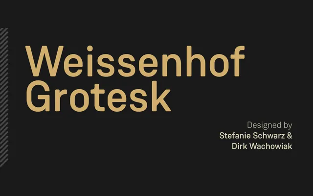 Weissenhof Grotesk specimen from Indian Type Foundry