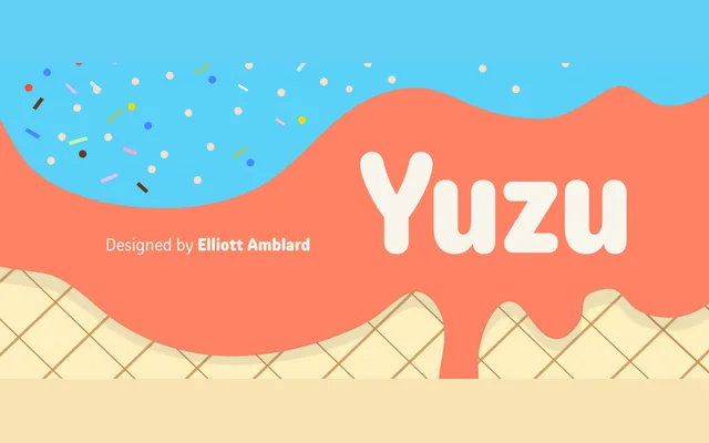 Yuzu specimen from Indian Type Foundry
