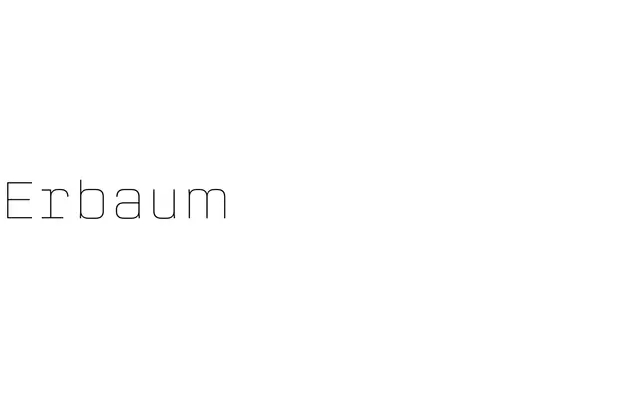 Erbaum specimen from Inhouse Type