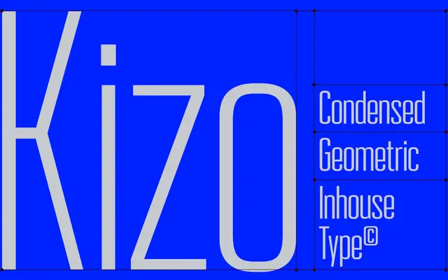 Kizo specimen from Inhouse Type