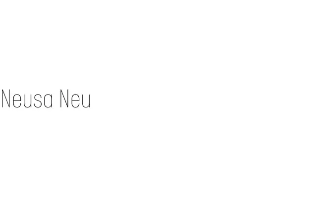Neusa Neu specimen from Inhouse Type
