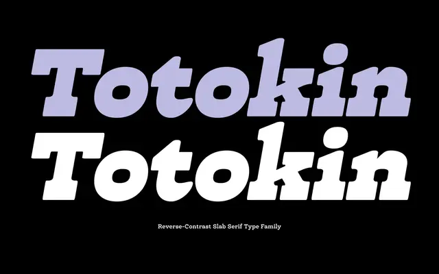 Totokin specimen from Inhouse Type