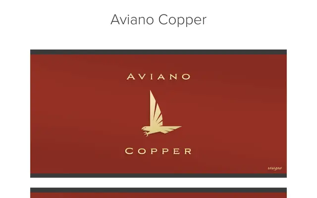 Aviano Copper specimen from Insignedesign