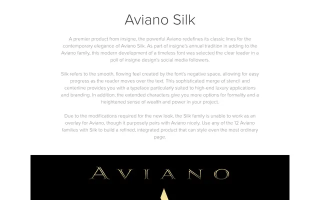 Aviano Silk specimen from Insignedesign