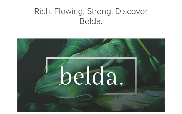 Belda specimen from Insignedesign