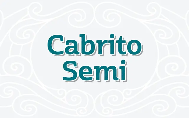 Cabrito Semi specimen from Insignedesign