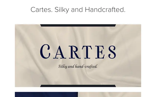 Cartes specimen from Insignedesign