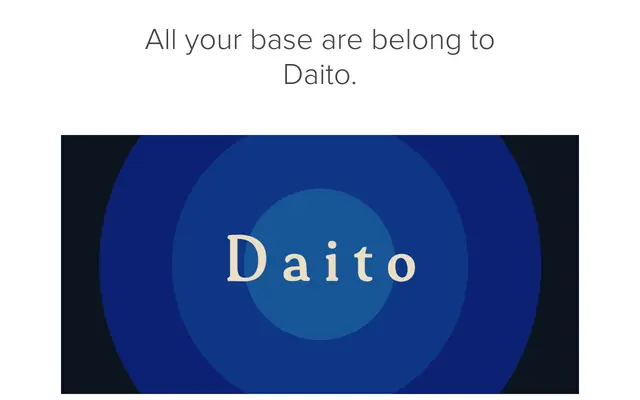 Daito specimen from Insignedesign