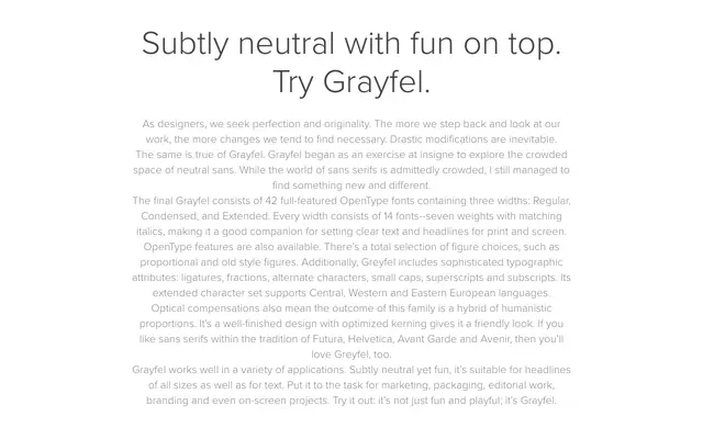 Grayfel specimen from Insignedesign