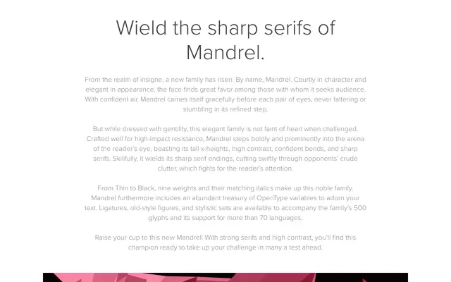 Mandrel specimen from Insignedesign