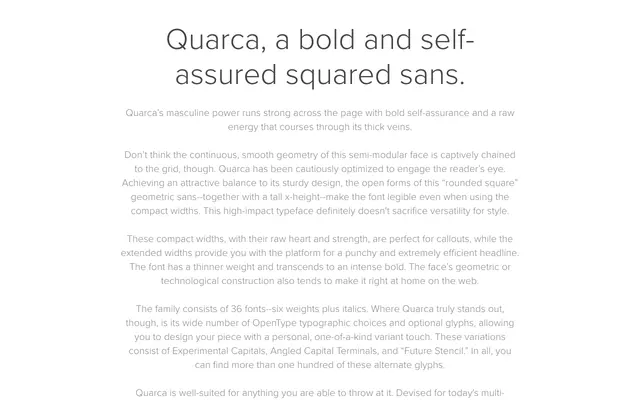 Quarca specimen from Insignedesign