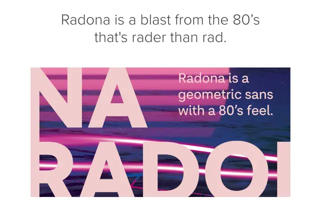 Radona specimen from Insignedesign