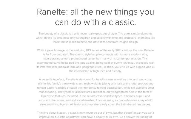 Ranelte specimen from Insignedesign