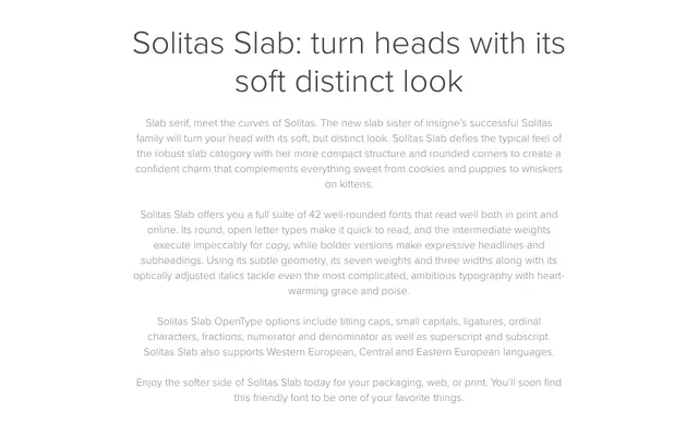 Solitas Slab specimen from Insignedesign