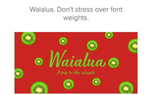 Waialua specimen from Insignedesign
