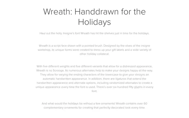 Wreath specimen from Insignedesign