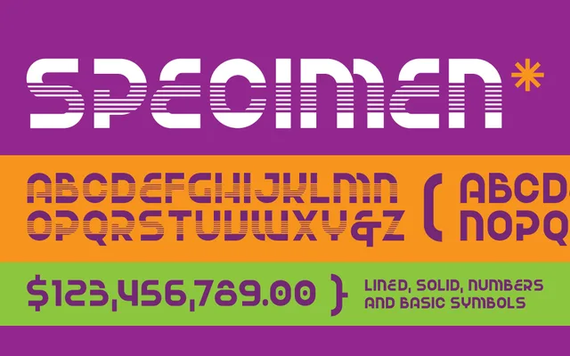 Cassette specimen from Interrobang Type