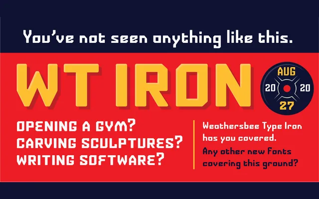 WT Iron specimen from Interrobang Type