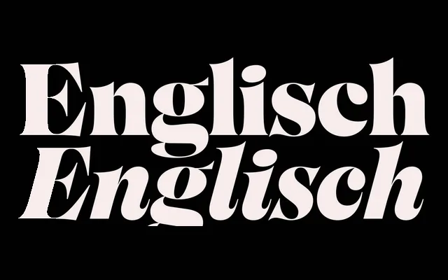 Englisch specimen from Interval Type