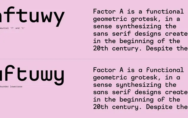 Factor A Mono specimen from Interval Type