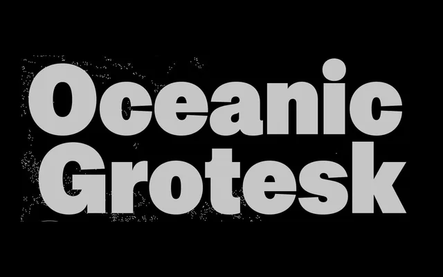 Oceanic Grotesk Compact specimen from Interval Type