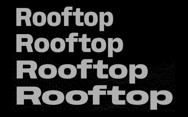 Rooftop specimen from Interval Type