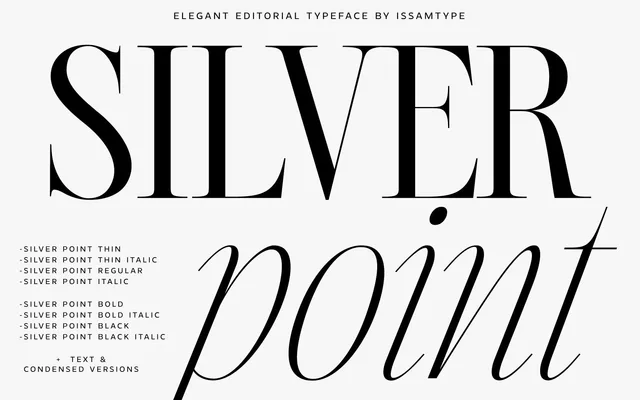 Silver Point specimen from Issam Type