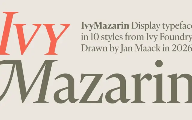IvyMazarin specimen from Ivy Foundry