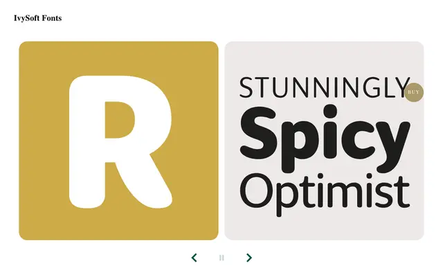 IvySoft specimen from Ivy Foundry