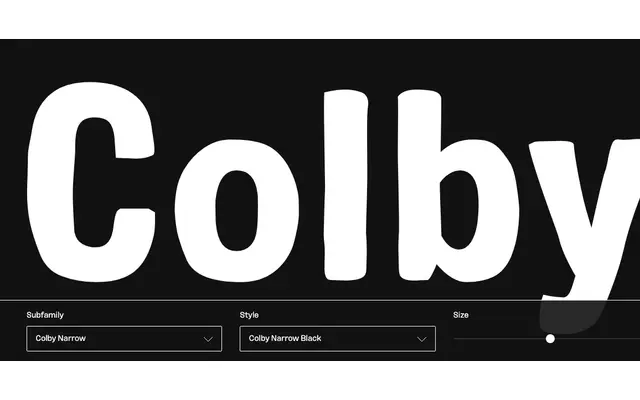 Colby specimen from J Foundry