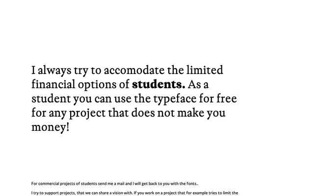 Discount Me specimen from Jakob Fangmeier
