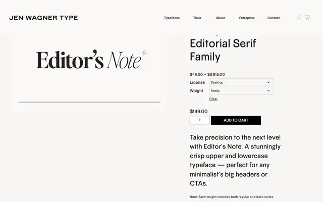 Editor's Note Family specimen from Jen Wagner Co.