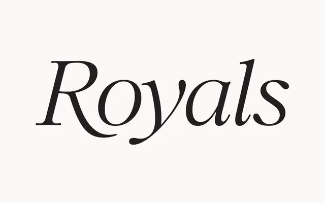 Royals Serif specimen from Jen Wagner Co.