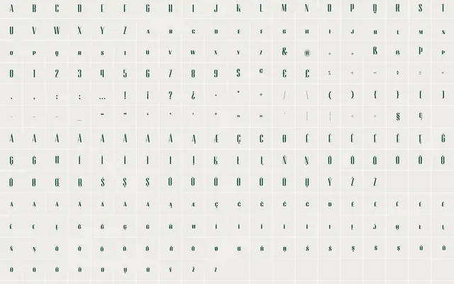 Silencio Sans specimen from Jessica Hische