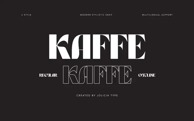 Kaffe specimen from Jolicia Type