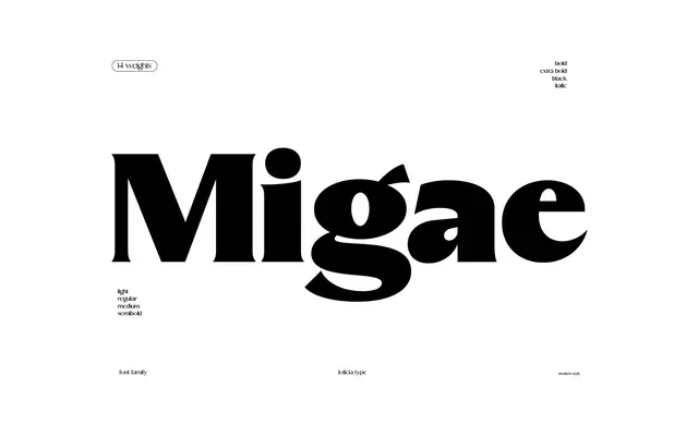 Migae specimen from Jolicia Type