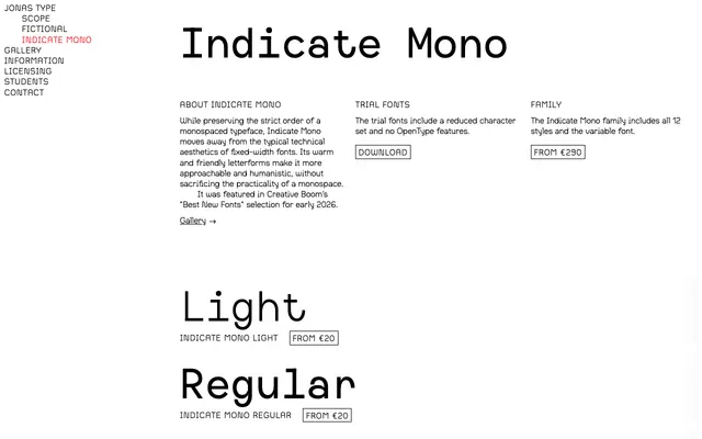 Indicate Mono specimen from Jonas Pelzer